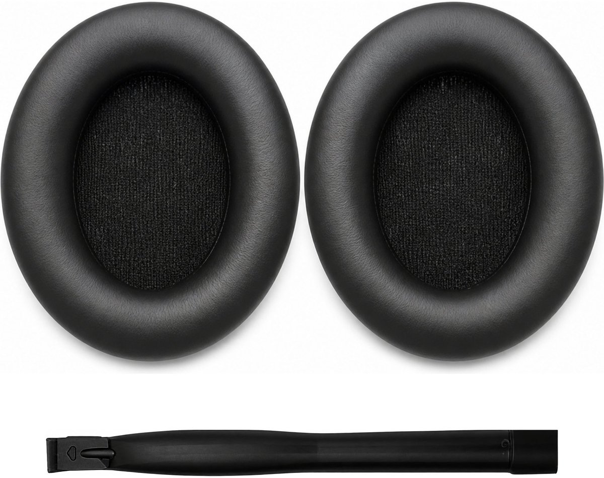 Set Oorkussens voor Sony Koptelefoon – WH-1000XM4 Oorkussen – WH-1000XM4 - Kunstleer met Traagschuim