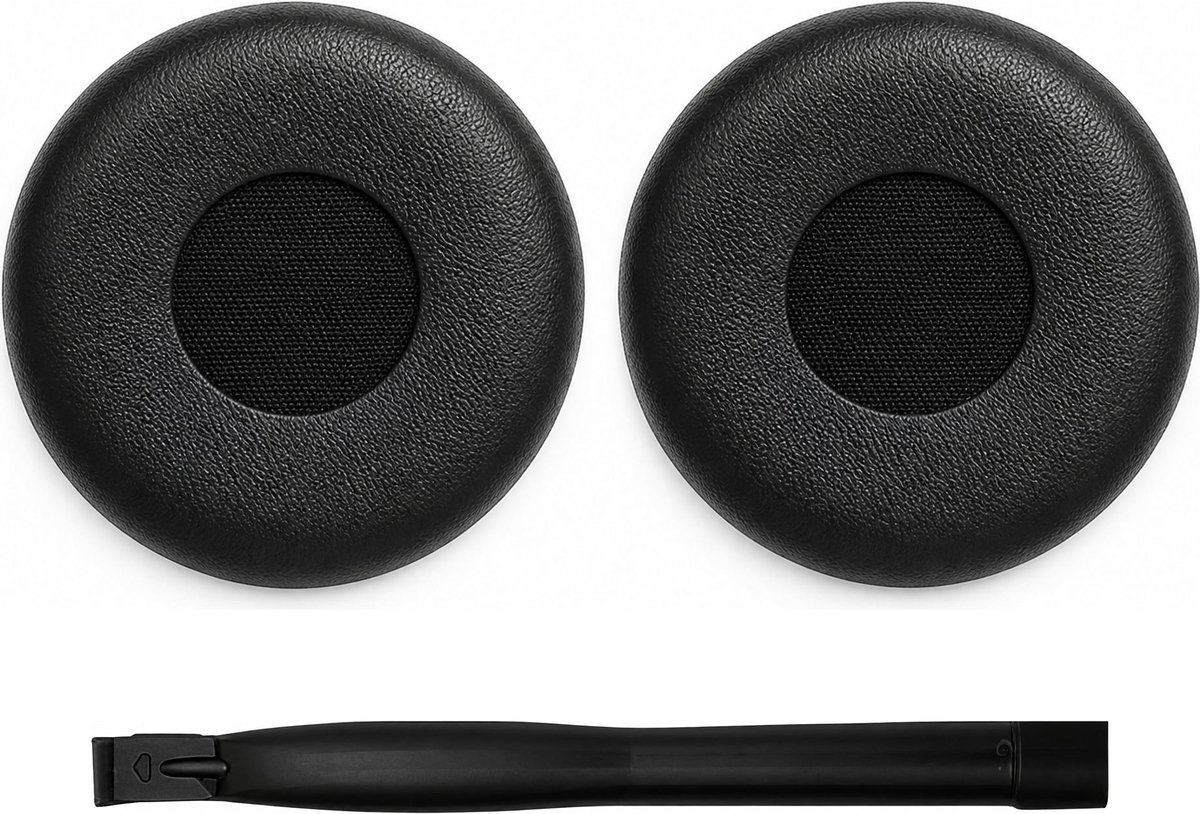 Set Oorkussens voor Jabra Koptelefoon - Evolve 20 Oorkussen - Evolve 20/20se/30/30II/40/65 - Kunstleer met Traagschuim