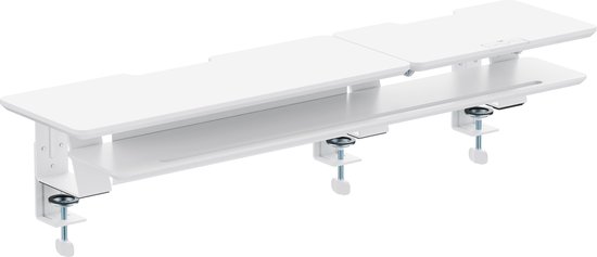 Worktrainer DeskBoard Flex – Monitor- en Laptopstandaard – Wit