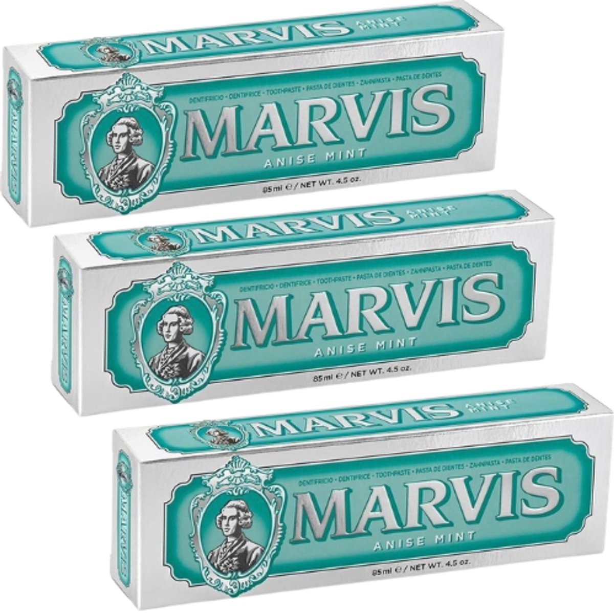 Marvis Tandpasta Anise Mint - 3 x 85 ml