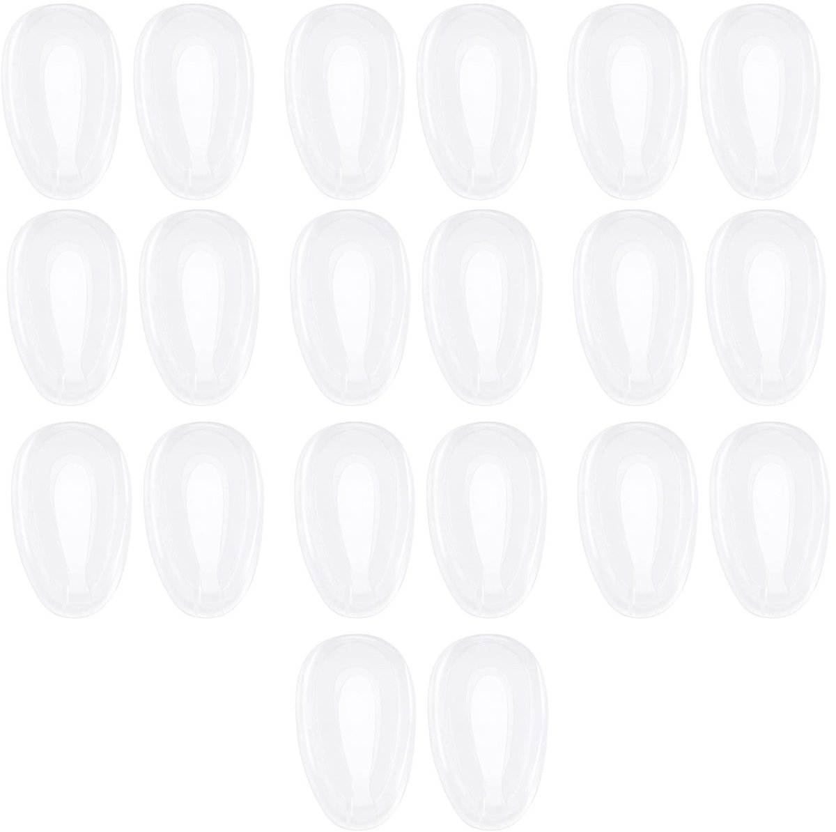 Dailygoods- Neuspads Siliconen - 10 Paar - Zelfklevend - Transparant