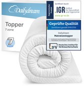 Dailydream | Surmatelas en mousse froide ergonomique | S/M - bis 100kg - 4cm Höhe / 180x200cm | Mousse froide | surmatelas | top‑matelas | topper
