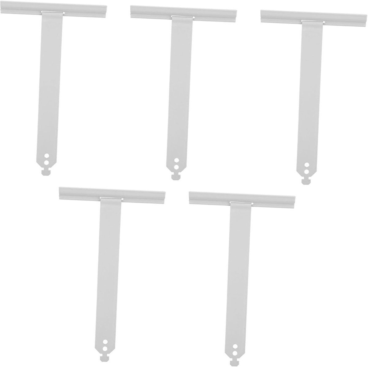 Rolluikveer Set - Reparatie Onderdelen - Luiken Repareren - Zwaluwstaartverbinding - 5 Stuks - Wit