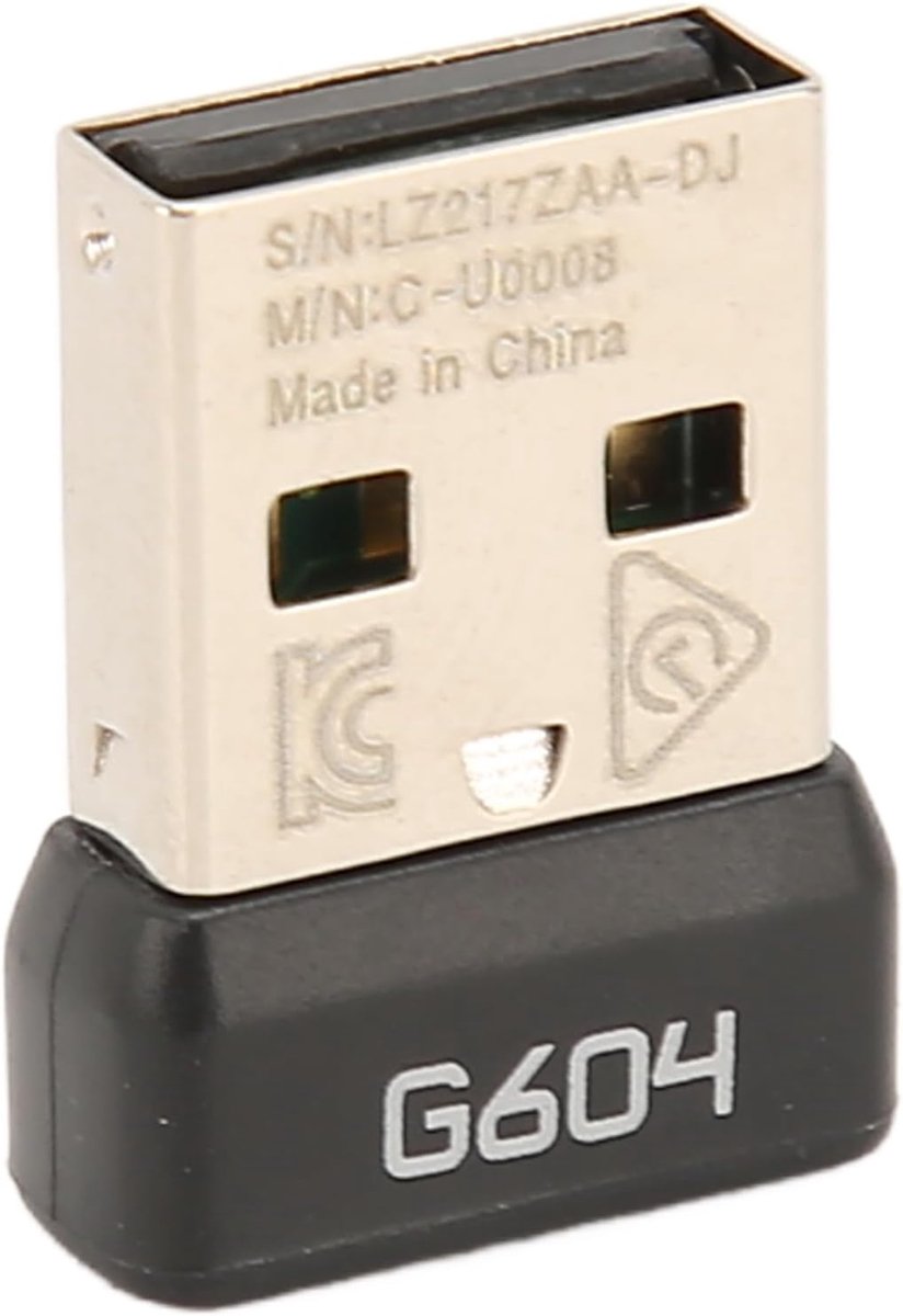USB Ontvanger - Mini Dongle - Draadloze Connectie - Plug and Play - 11 x 10 x 3 cm - Zwart
