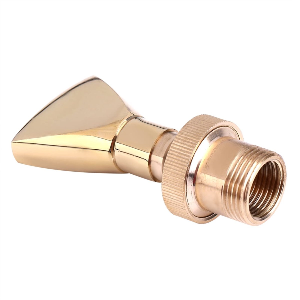 Dailygoods- Fonteinmondstuk Waaiervormig - Messing Constructie - Corrosiebestendig - Verstelbaar - Tuinlandschap - Spectaculair Spuiteffect - Fonteinsproeier