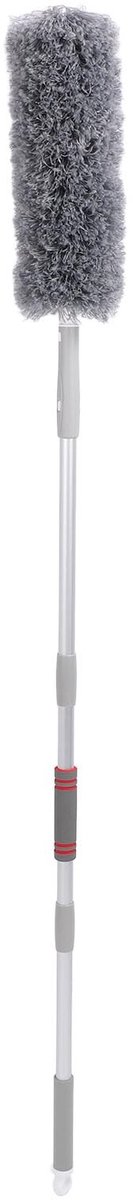 Dailygoods - Microvezelstofdoek met Verlengstang - Buigbare Kop - Efficiënt reinigen - Lange Steel - Verstelbaar - Voor hoge plafonds - Ideaal voor ve...