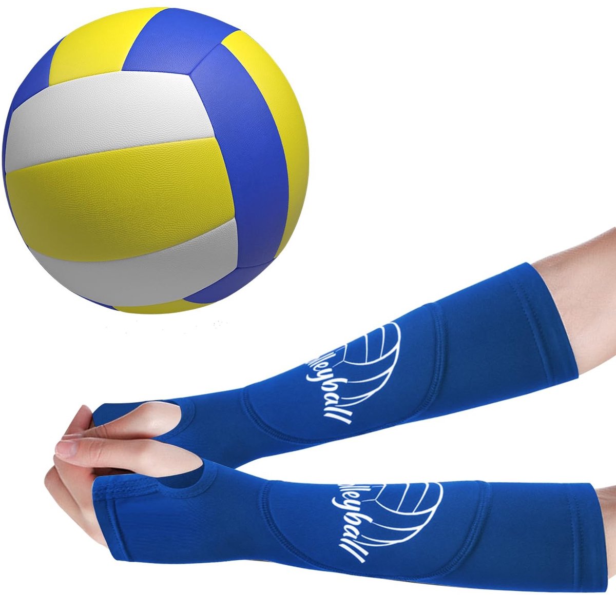 Dailygoods- Armbeschermers Onderarm Bescherming - Volleybal/Hardlopen - Antislip - Ademend - Elastisch - Duurzaam - Sportmouwen