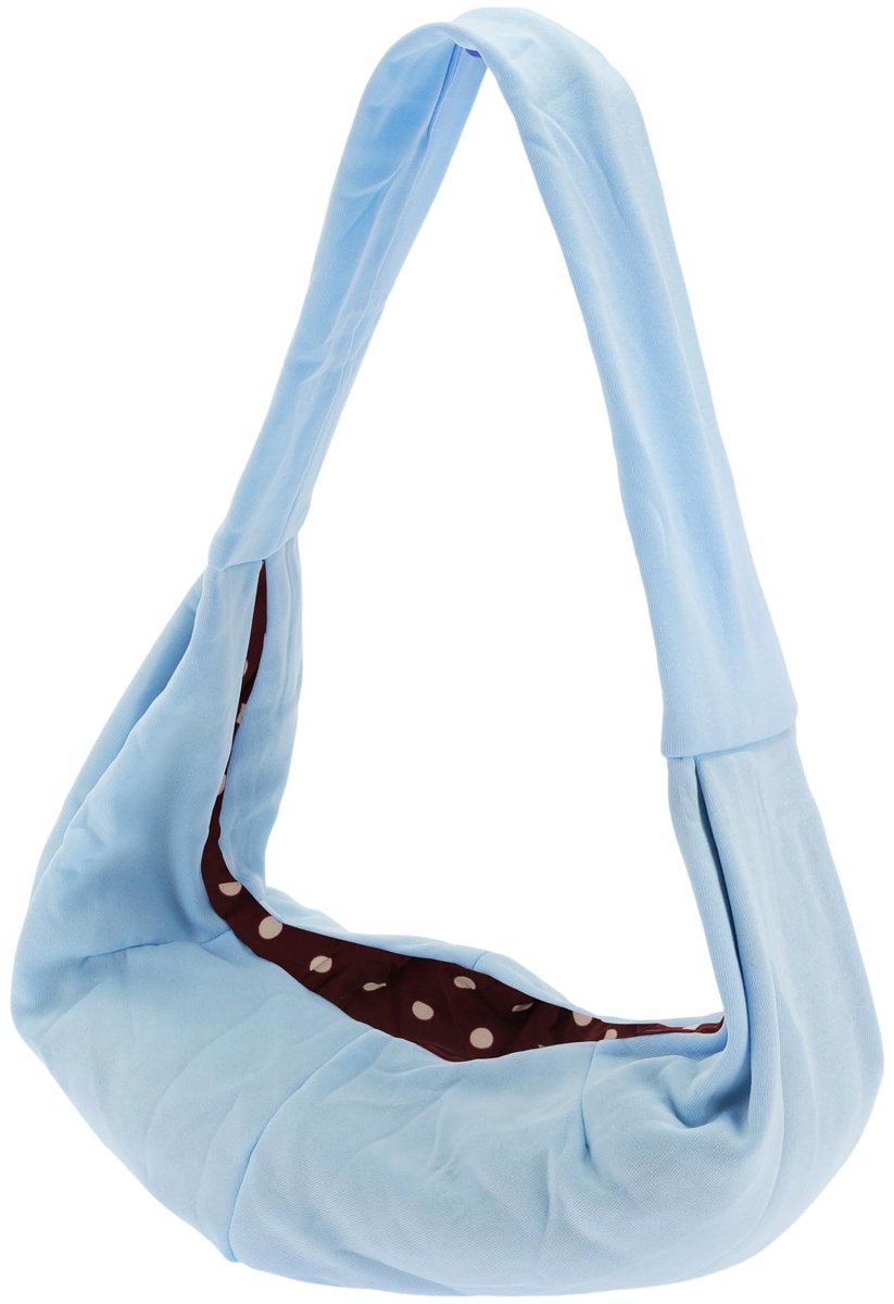 Dailygoods- Draagzak voor Kleine Honden - Draagzak tot 5 kg - Veiligheidsriem - Duurzaam Polyester - Comfortabel en Makkelijk Schoon te Maken - Open Zakontwerp - Huisdier Draagtas