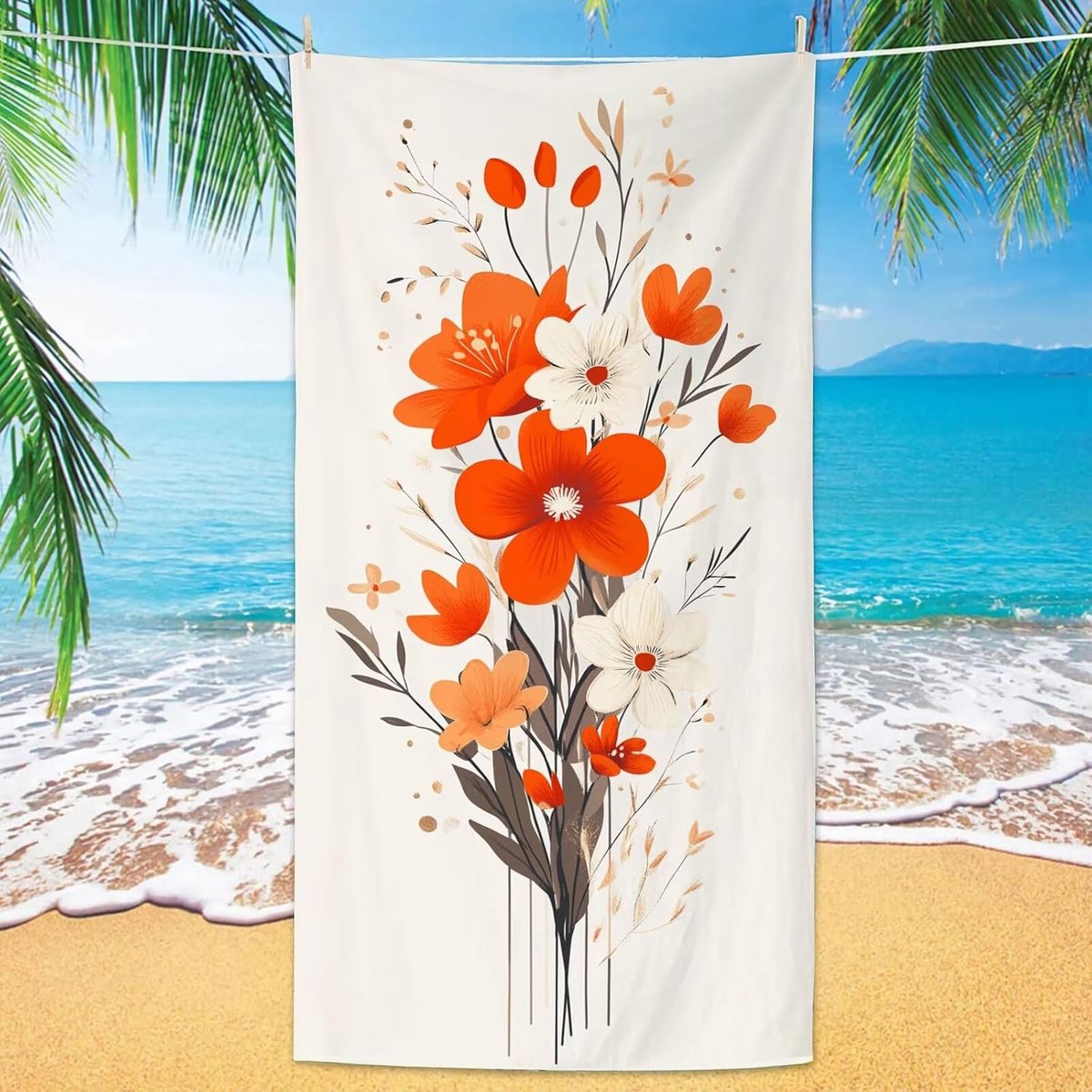 Strandhanddoek Microvezel - Zandvrije Handdoek - Strand en Reizen - Sneldrogend Compact - 