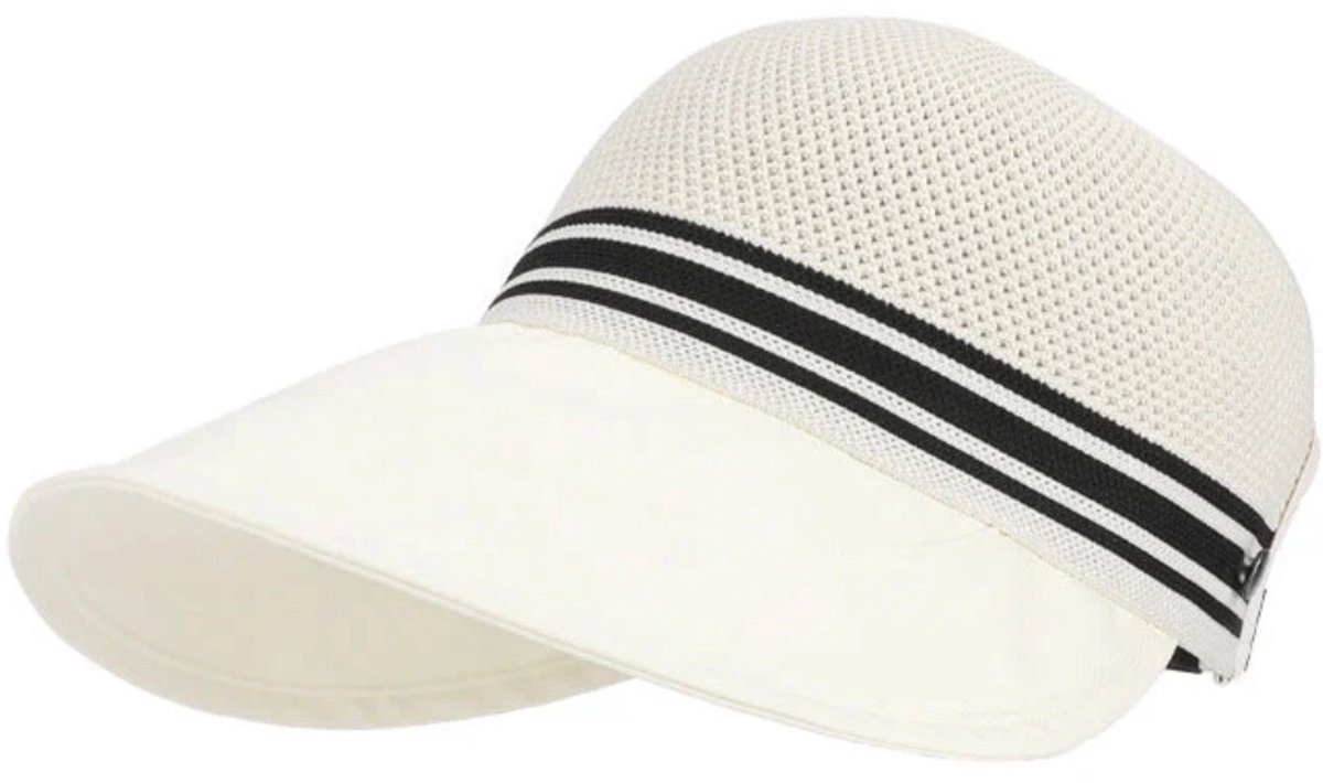 Vivva - Zonnehoed Unisex – UV Bescherming – Ademend & Verstelbaar – Opvouwbare Zomerhoed voor Strand, Reizen en Outdoor Activiteiten - 55-60 cm - Beige - SUNIHAT