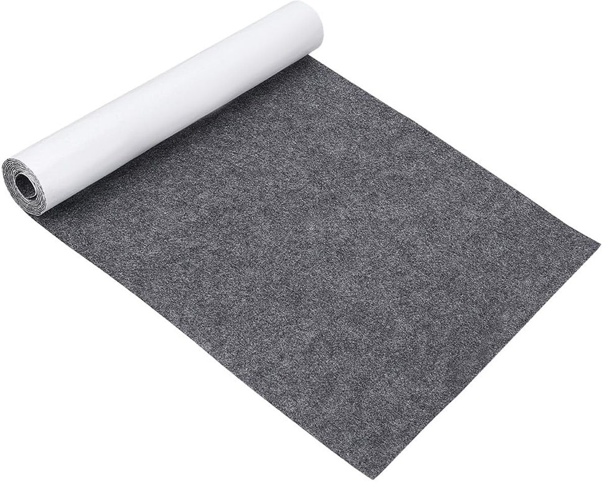 Dailygoods- Stoffen Rek 40 cm x 2 m - Zelfklevend - Polyester Stof - Sieradenvoering - Bescherming Meubels - 1 mm Dik - Vilt