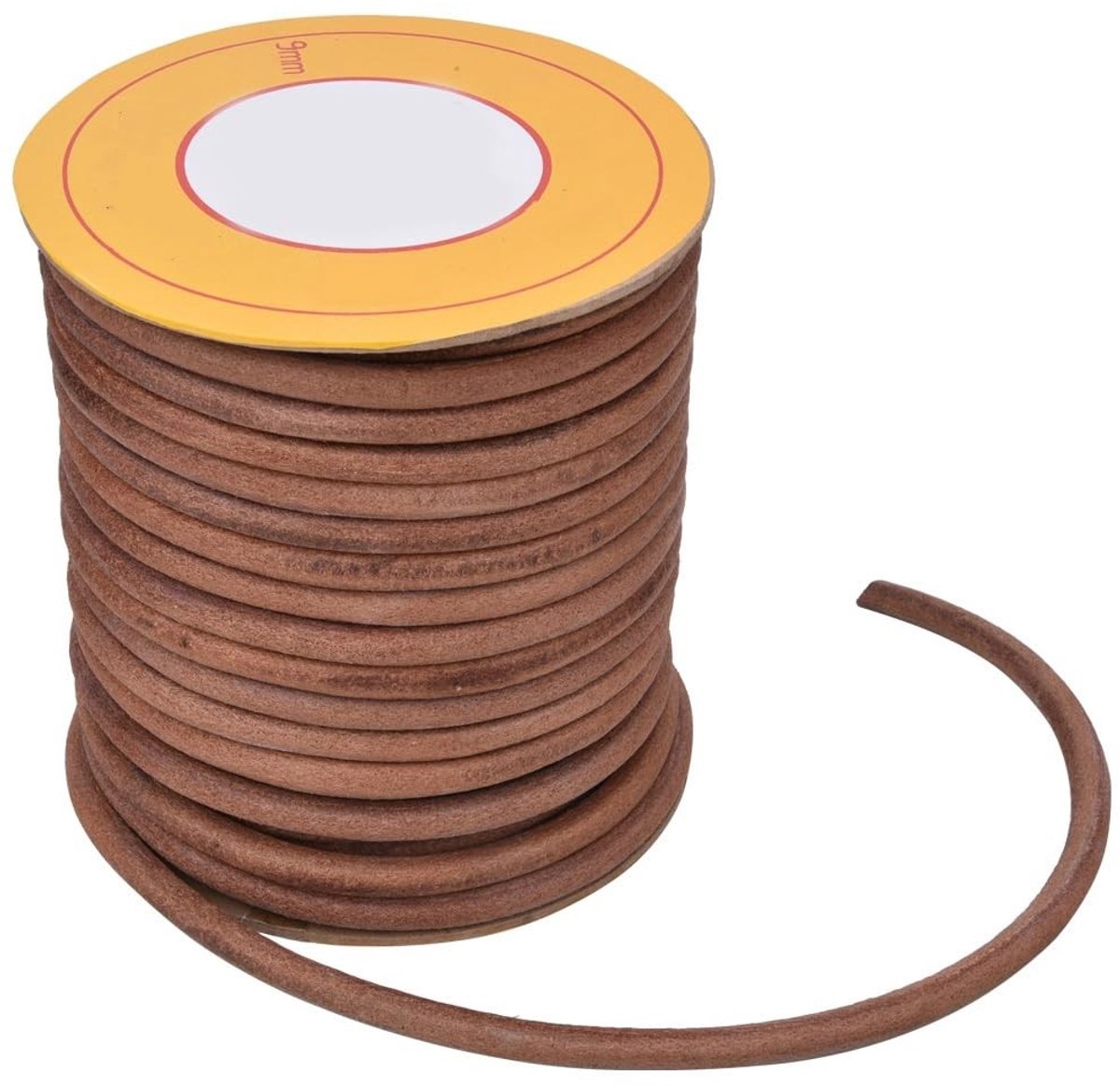 Dailygoods- Naaimachine Riem 20m - Lederen Riem - Veehuid - Breedte 6/8/9mm - Multifunctionele Riem - Sterk en Duurzaam