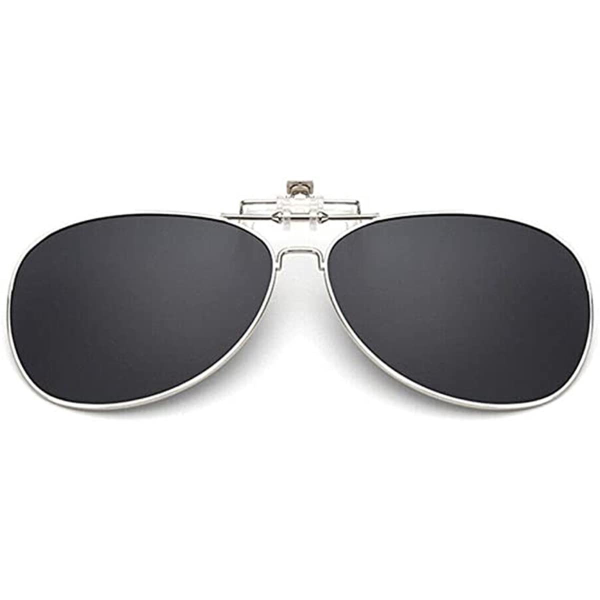 Dailygoods- Clip-on Zonnebril Gepolariseerd - UV400 Bescherming - Dag/Nachtzicht - Anti-Verblinding - Clip voor Autorijden - Geschikt voor Vrouwen/Mannen