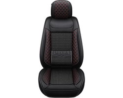 Auto Stoelhoezen - Interieur Beschermers - Stoelen Beschermen - Waterdicht Leer - Volledige Set - Zwart