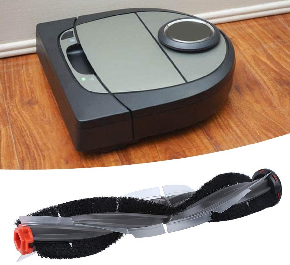 Dailygoods- Borstel Hoogwaardige Vervangingsonderdelen - Stofzuiger Accessoire - Neato D-serie - Duurzaam ABS/Siliconen - Effectieve Reiniging - Stofzuigerborstel