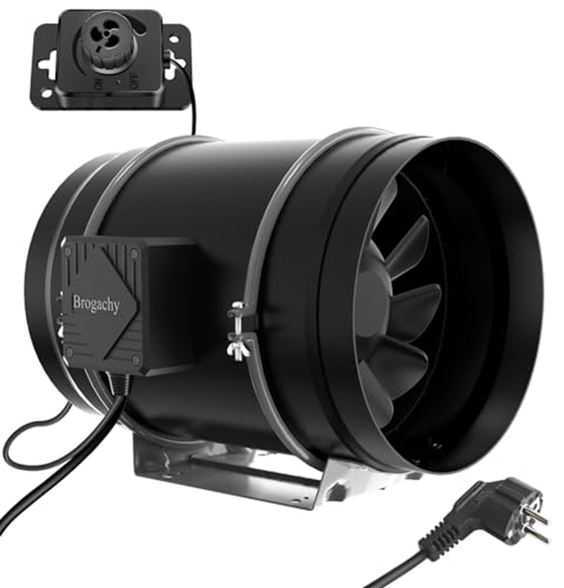 Afzuigventilator - Geluidsarme ventilator - Ventilatie verbeteren - Energiezuinige EC moto