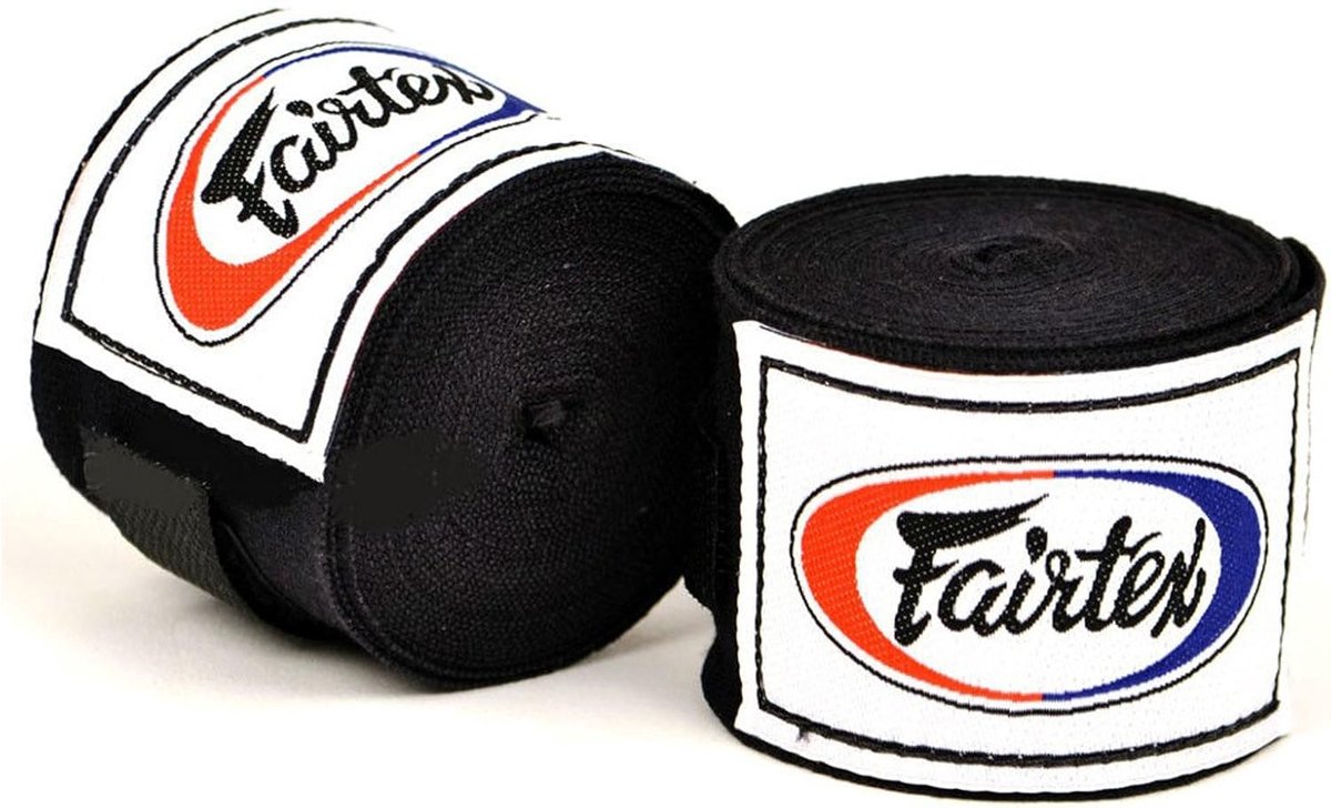 Boksen Hand Wraps - Zwachtels Pols - Vechtsport Training - 100% Katoen - 4.5 Meter - Zwart