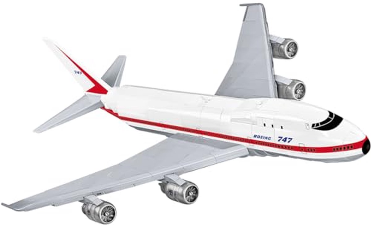 Bouwstenen Vliegtuig - Modelbouw Set - Historische Vluchten - Gedetailleerd Schaalmodel - 46 cm Lengte - Meerkleurig