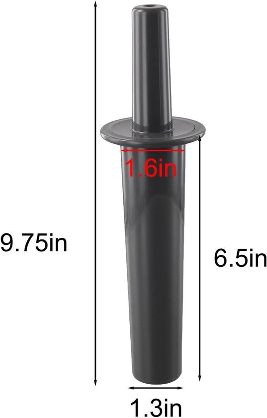 Mini Blender Stamper - Keuken Accessoire - Ingrediënten Duwen - Specifiek Ontworpen - 18 x 5 x 3 cm - Grijs — afbeelding 4