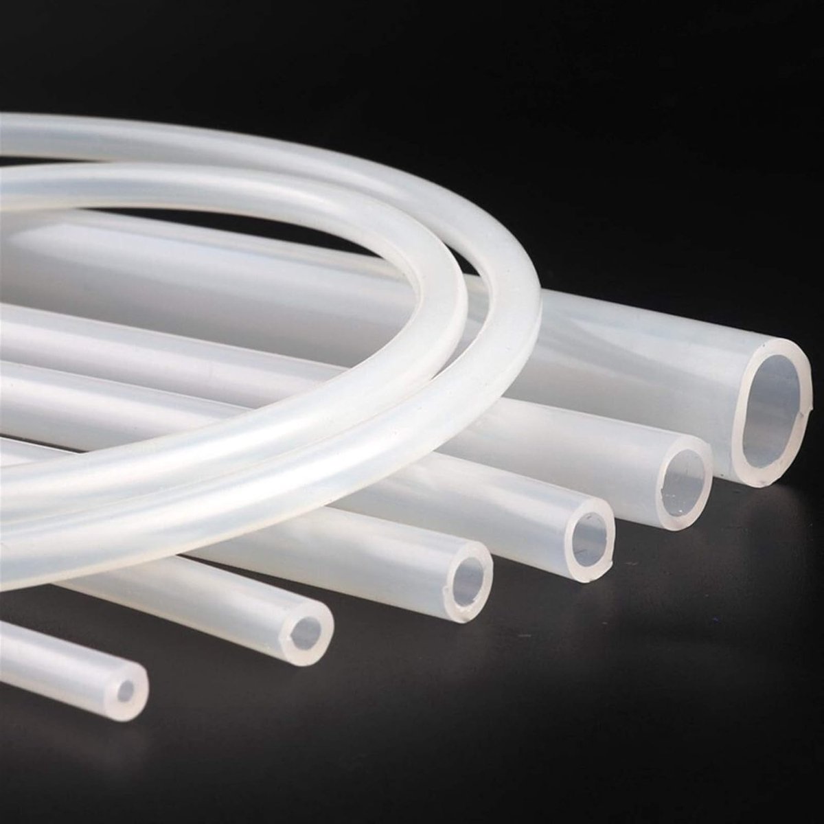 Flexibele Slang - Siliconen Buis - Water Doorvoeren - Hittebestendig - 100cm - Transparant