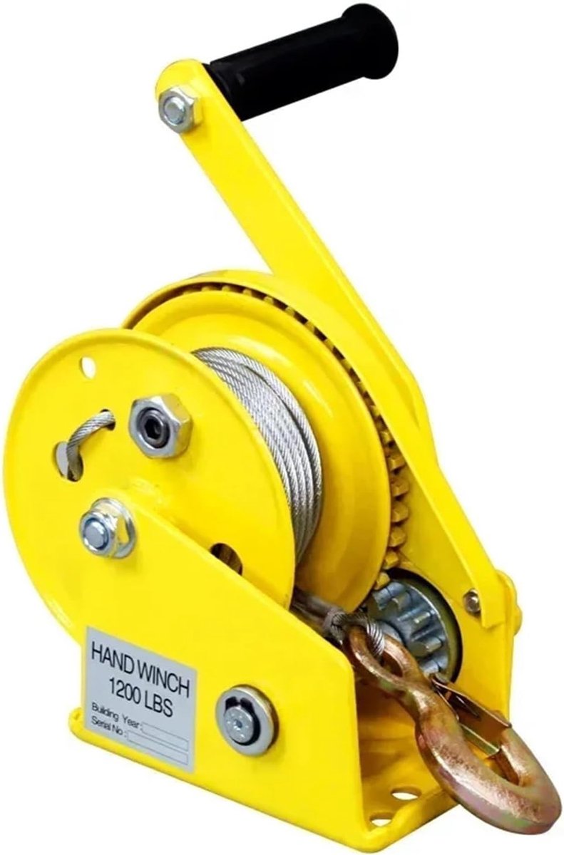 Handlier - Trekker Touw - Lasten Hefen - Bi-Directioneel Zelfborgend - 550 kg Capaciteit - Metaal