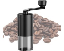 Handmatige Koffiemolen - Draagbare Bonenmolen - Verse Koffie Maken - Keramisch Burr Slijpwerk - 36 Gram Capaciteit - Zwart