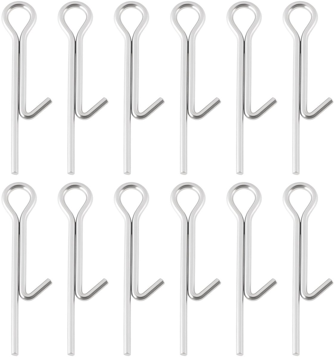 Dailygoods- Stinger Spikes 100 Stuks - Vissen Verbinden Pinnen - Roestvrij Staal - 20 mm - Eenvoudige Setup - Duurzaam en Veilig - Visspike