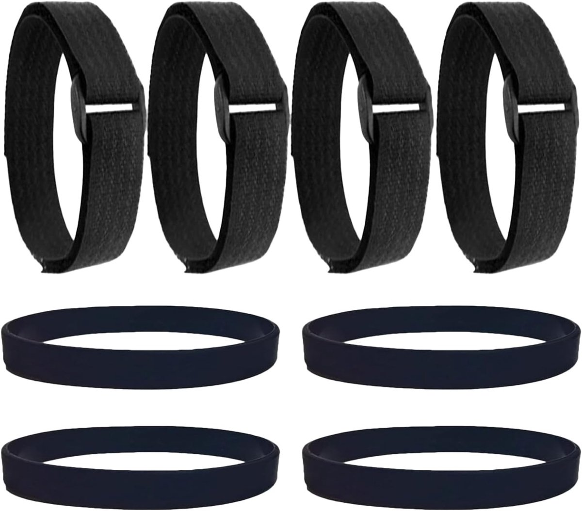 Bank connector set - Bankverbinder riemen - Meubels verbinden - Voorkomt verschuiven - 4 stuks - Zwart