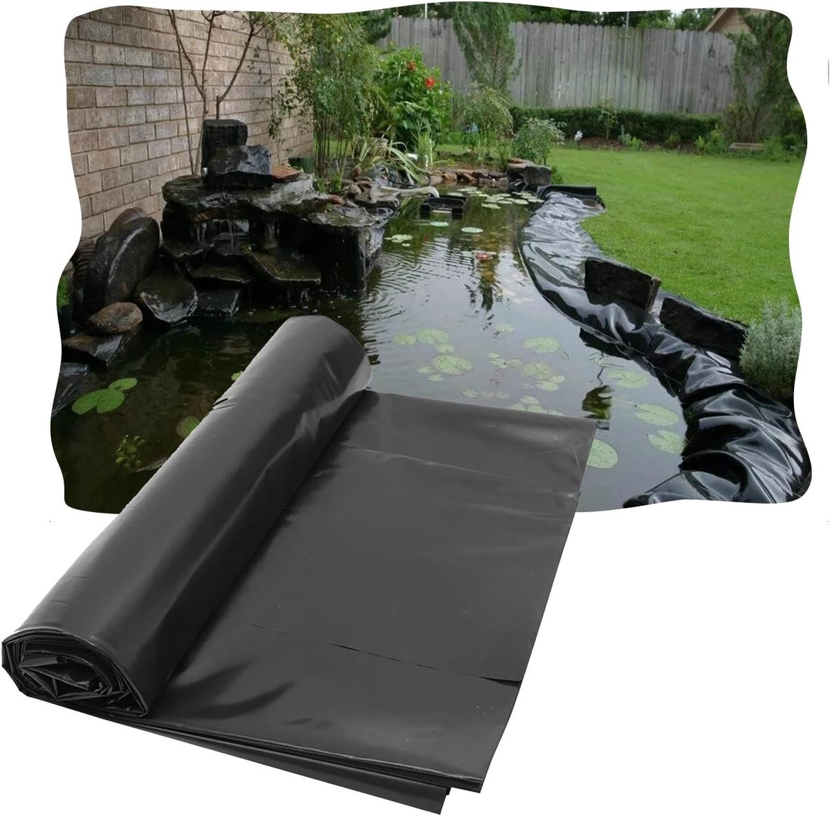 Vijverfolie - Waterdichte voering - Tuin waterdicht maken - Duurzaam EPDM materiaal - 1 x 