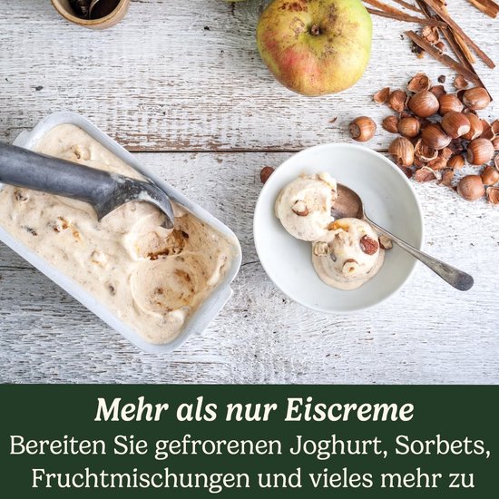 IJsmachine - Dessert maker - Zelf ijs maken - Dubbel 1.5 liter - 2 liter capaciteit - Zilver — afbeelding 4