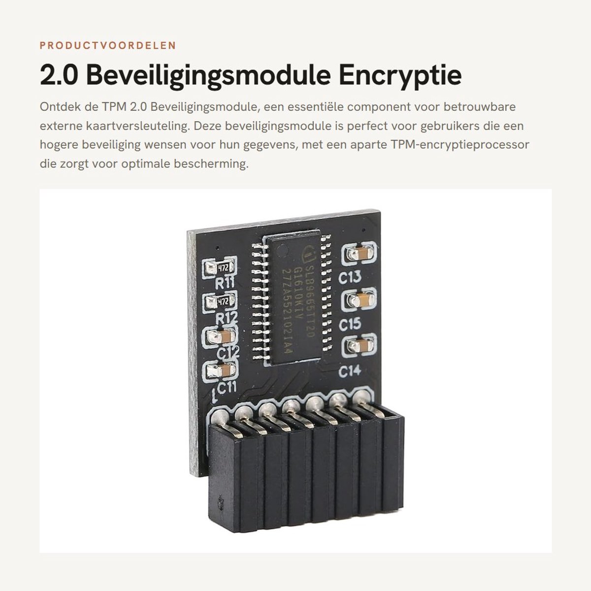 Dailygoods- Beveiligingsmodule 14-polige Lpc Interface