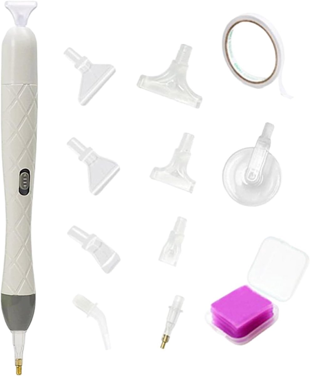 Schildergereedschap - Tekensets - Creatief Hobbyen - Verstelbare Tips - 13.5 cm Pen - Wit