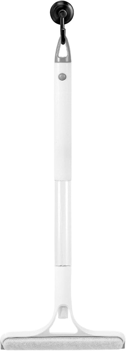 Ramenwasser met Spray - Glasreiniger - Streeploos Schoonmaken - Geïntegreerd Spraysysteem - 58x21.5cm - Wit