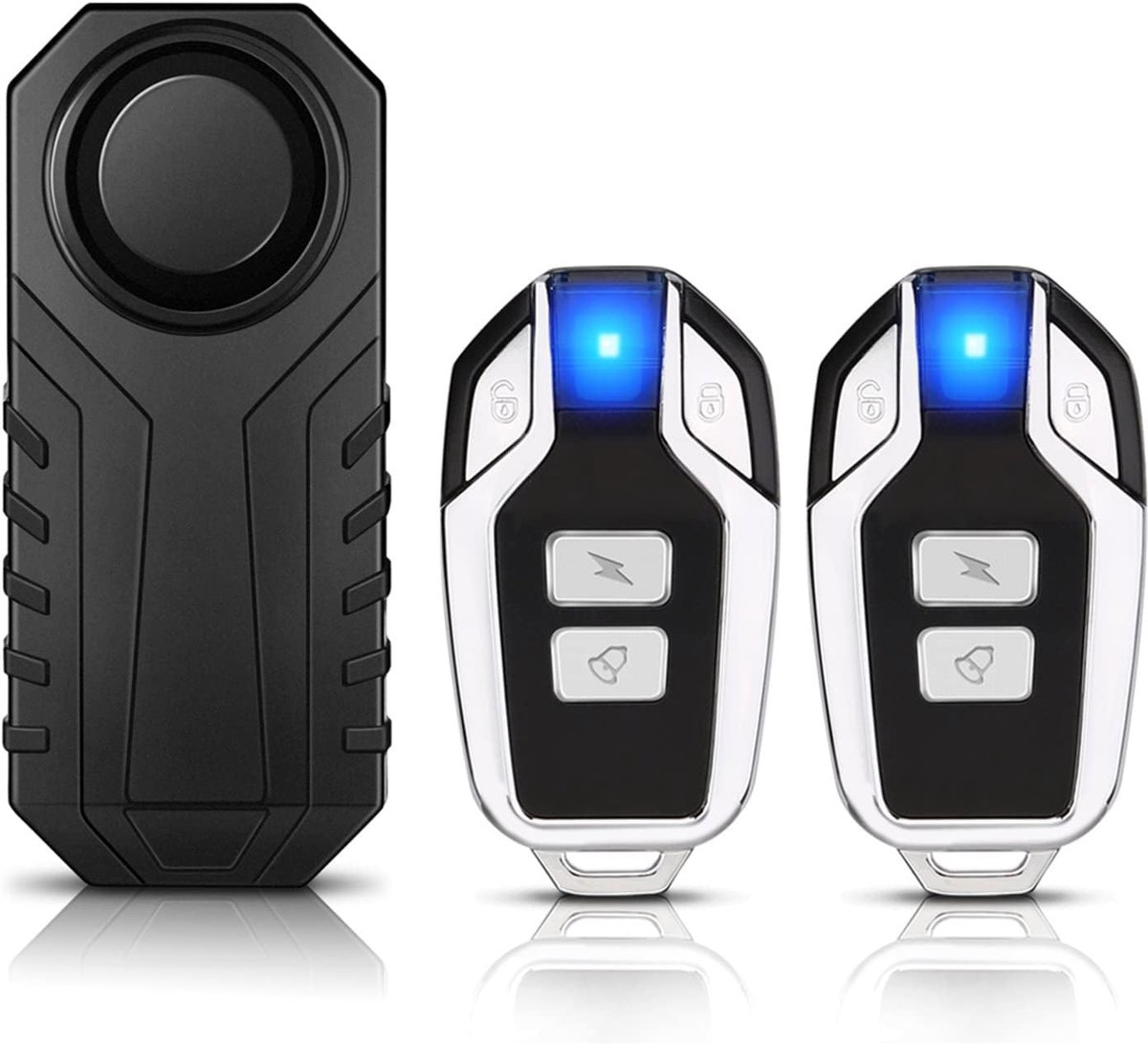 Fiets Alarm - Inbraakdetector Scooter - Voertuig Beveiliging - Trillingsgevoelig - 113dB Luid - Zwart
