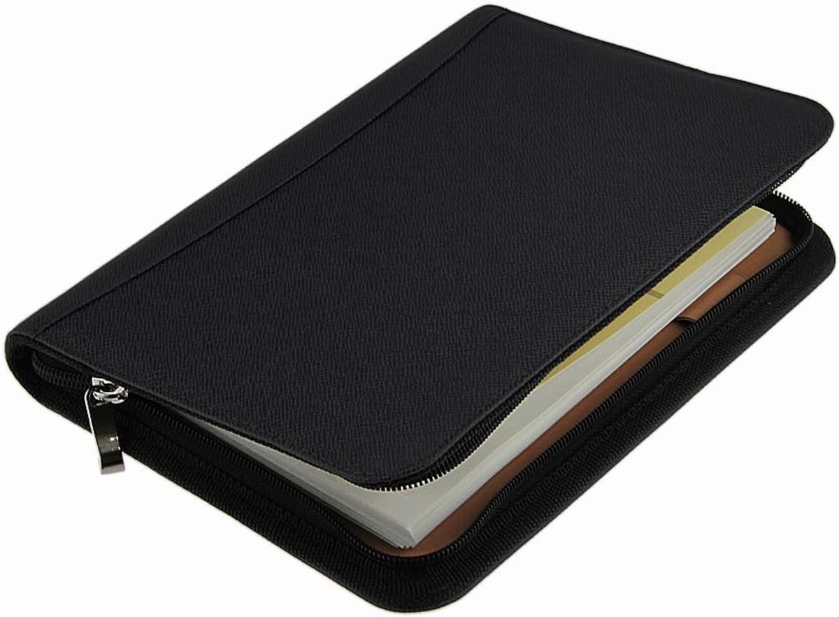 Notitieboek Map - Zakelijk Dagboek - Agenda Bijhouden - Met Rekenmachine - A5 formaat - Zwart