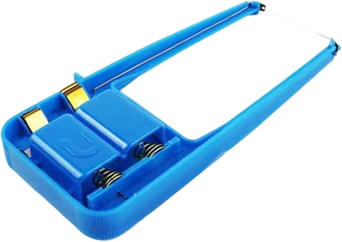 Elektrische Schuimsnijder - Hete Draad Tool - Modelbouw Projecten - Robuuste ABS Constructie - 19 x 9 cm - Blauw