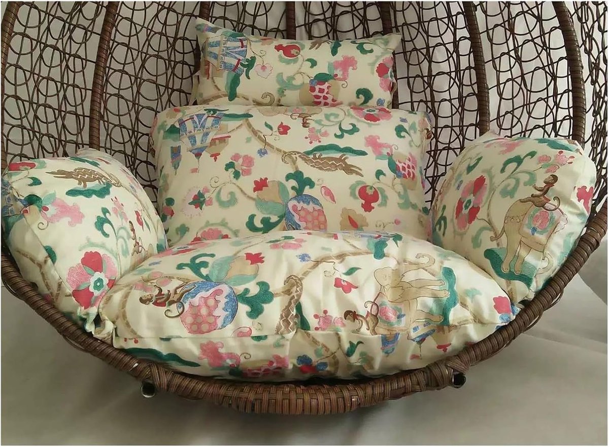 Vervangend Kussen - Hangstoel Kussen - Buiten Ontspannen - Ademend & Koel - One Size - Beige