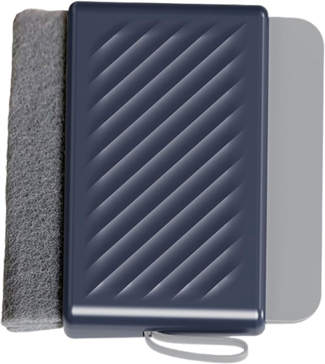 Vensterwisser Reiniger - Douchedeur Wisser - Gladde Oppervlakken - Flexibele Borstelkop - 14 x 12.4 cm - Blauw