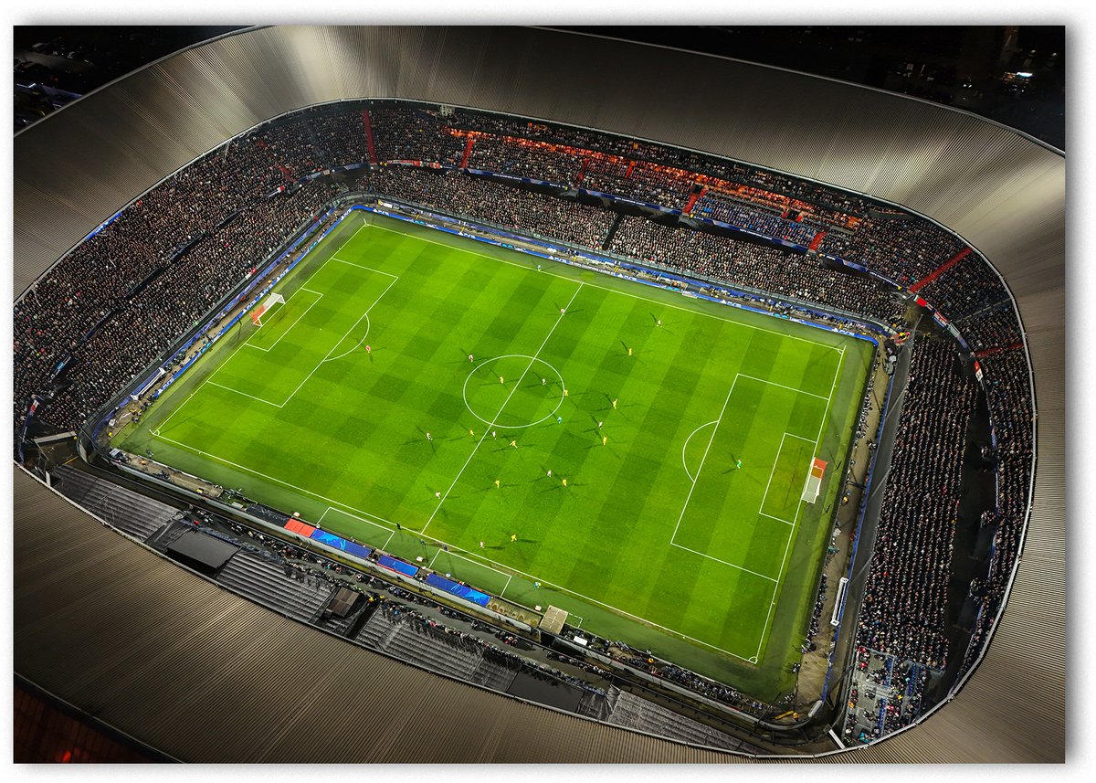 Poster - Stadion Feijenoord De Kuip Rotterdam No4 - 70 x 100 cm