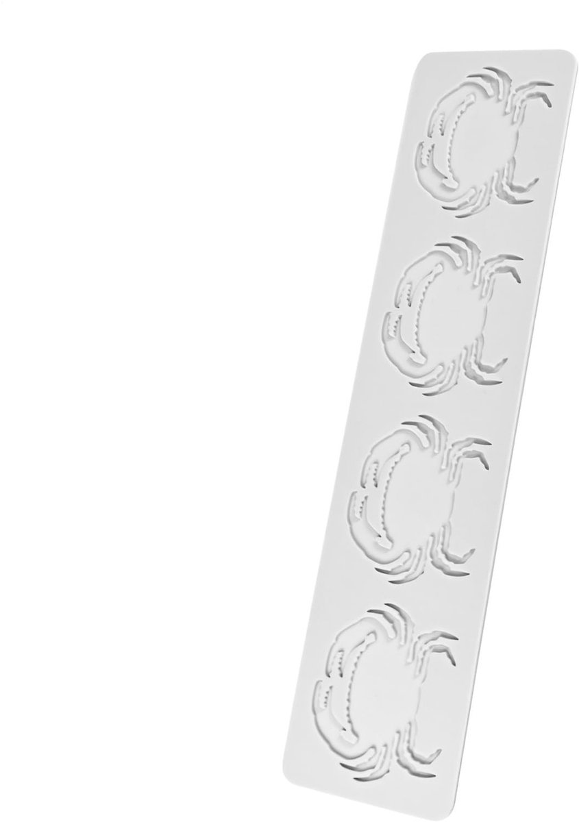 Dailygoods- Bakvorm - Set van 4 Siliconen Mallen - Marine Thema - Antikleef - Voor Cake Decoratie - Geschikt voor Hobbyprojecten - Siliconenmal