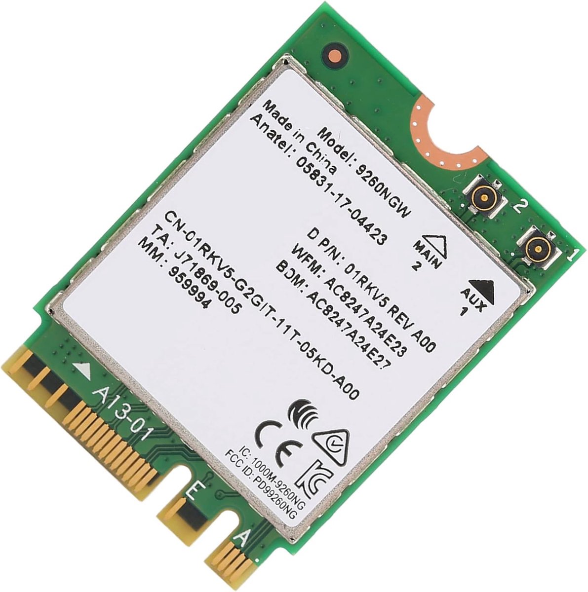 Draadloze WIFI Kaart - Netwerk Adapter - Snelle Internetverbinding - Dual-band 5.0 - 1.73 Gbps - Niet gespecificeerd