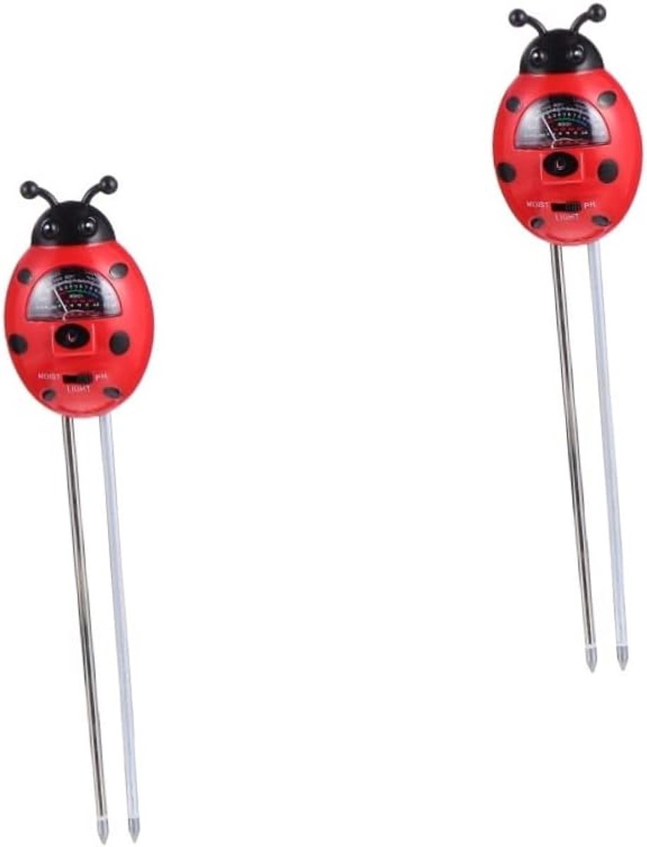 Bodem Tester - 3-in-1 Kit - Planten Verzorgen - Meet Vocht Licht PH - 30 cm Lengte - Groen