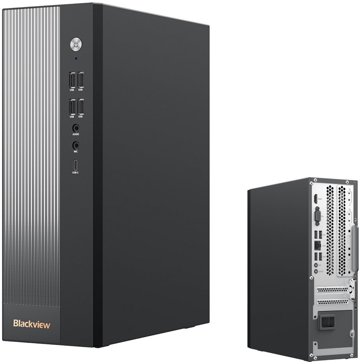 Blackview NEX60 Mini Game PC - Intel Core 5 210H - 16GB DDR4 - 512GB SSD - WiFi 6 - Windows 11 Pro - mini desktop pc - Zwart
