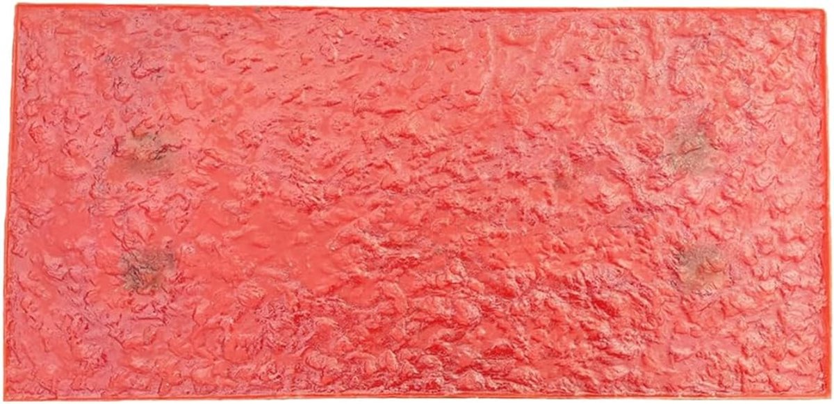 Beton Stempelmat - Textuurmal Vloer - Buiten Decoratie - Duurzaam Rubber Materiaal - 40x80 cm - Zwart