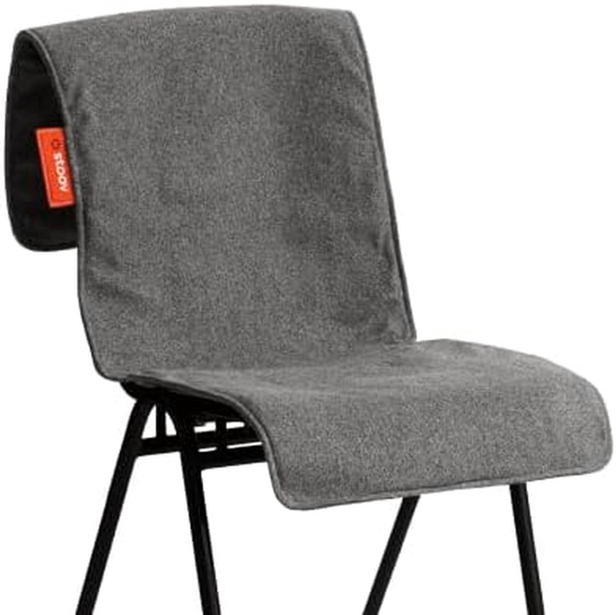 Draadloze Stoelverwarmer - Zachte Warmte - Ontspannen Zitten - Infrarood Warmtetechniek - 45x135 cm - Grijs