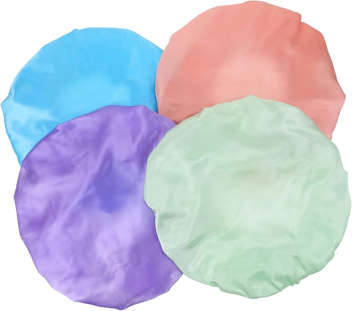 Douchemutsen Sets - Badkapjes Meisjes - Haar Beschermen - Dubbellaags Ontwerp - 4 Stuks - Diverse Kleuren