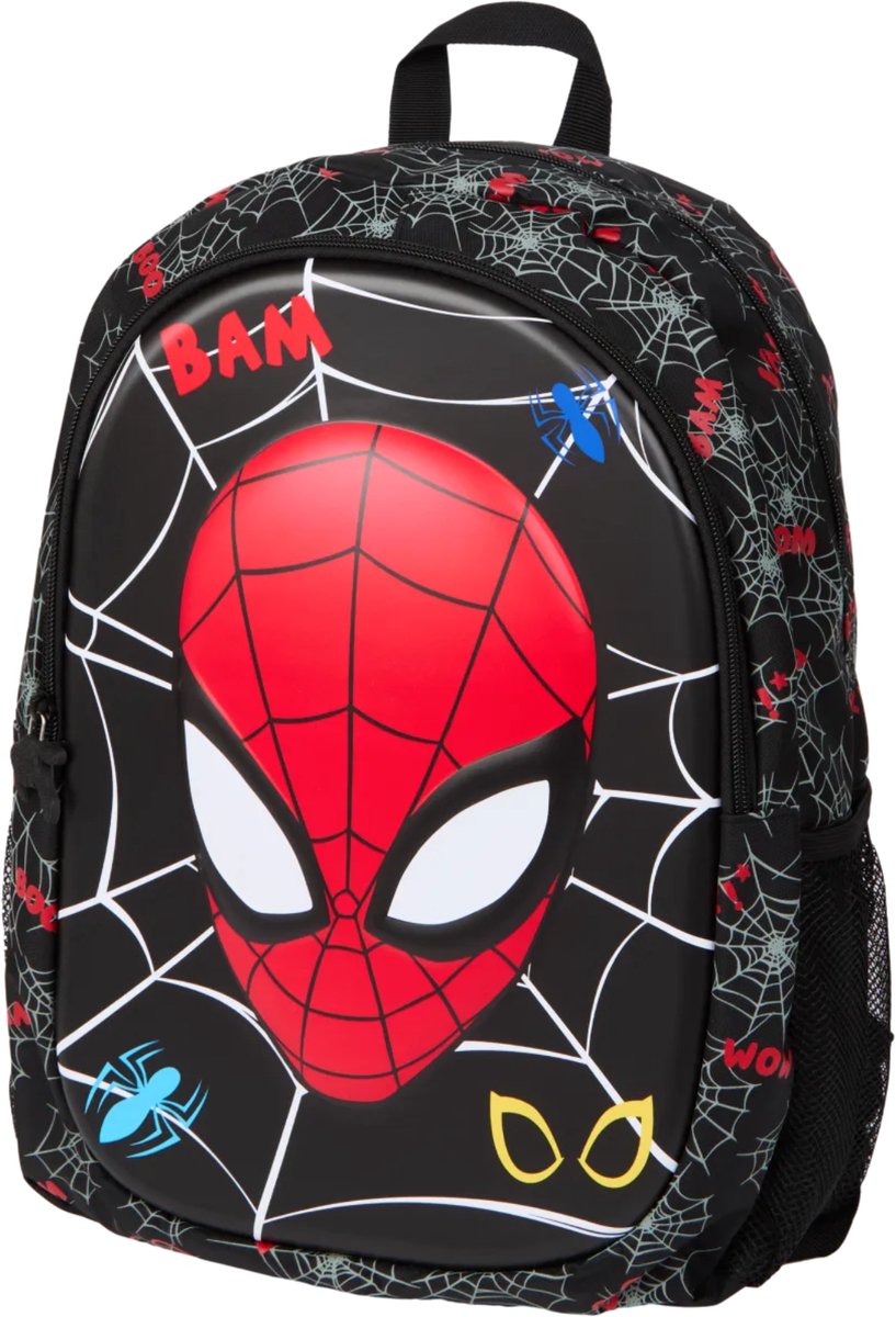 Marvel Spiderman rugzak - Rugtas voor jongens - Kinderrugzak - Zwart/rood
