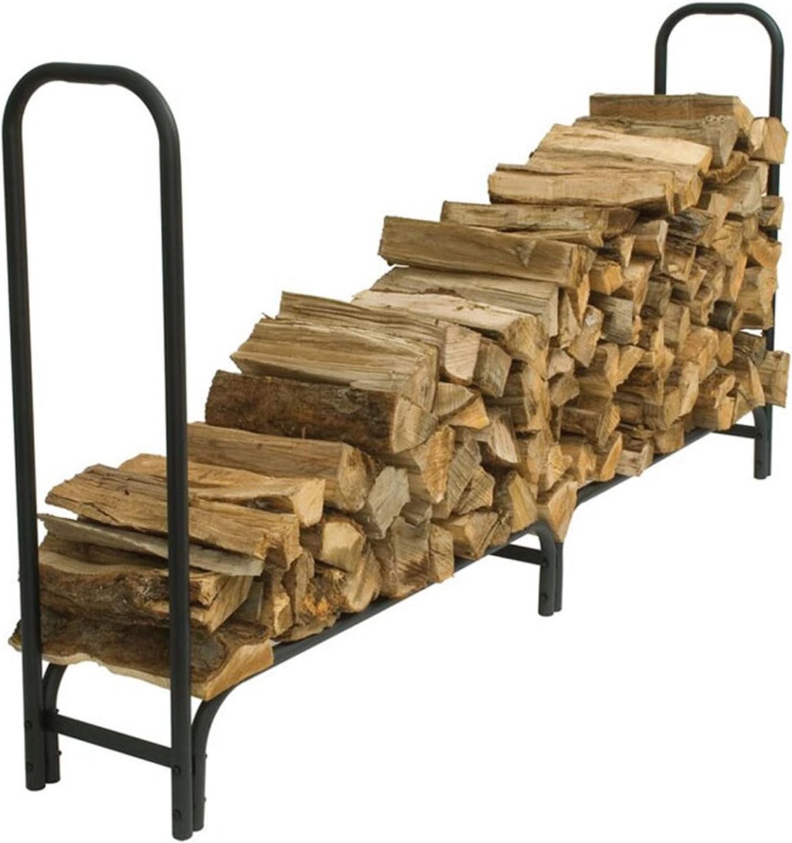 Houtrek - Houtopslag - Droog Hout Houden - Verhoogde Basis - Niet Gespecificeerd - Zwart