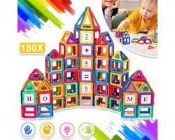 Magnetische Bouwblokken - Montessori-Speelgoed 3-8 Jaar - ABS-Kunststof Neodymiummagneten - Stimuleert De Verbeelding En Het Logisch Denken - Kleurrijke Creatieve Set