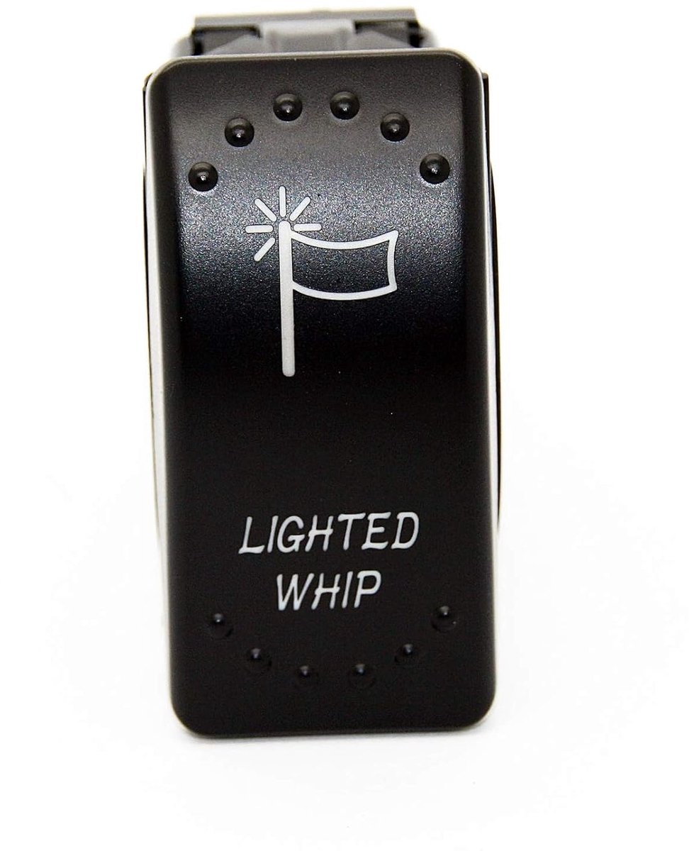 LED-Mafia Light Verlichte Vlag - Lightet Whip JJ61 - Blauw - Plug & Play installatie voor auto en boot - ShopVlot